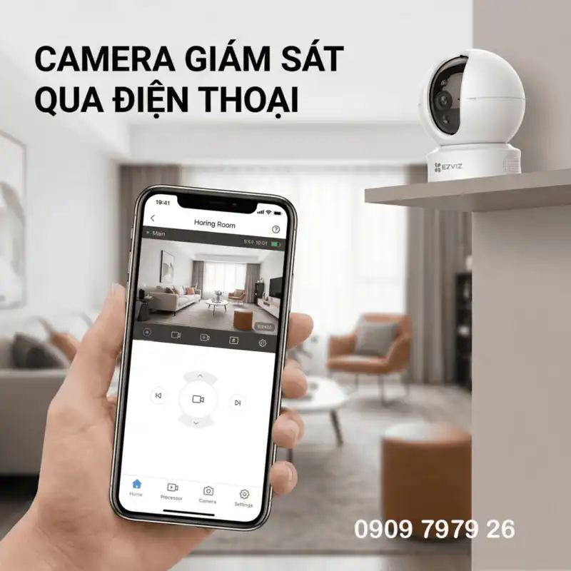 Camera giám sát qua điện thoại giá rẻ