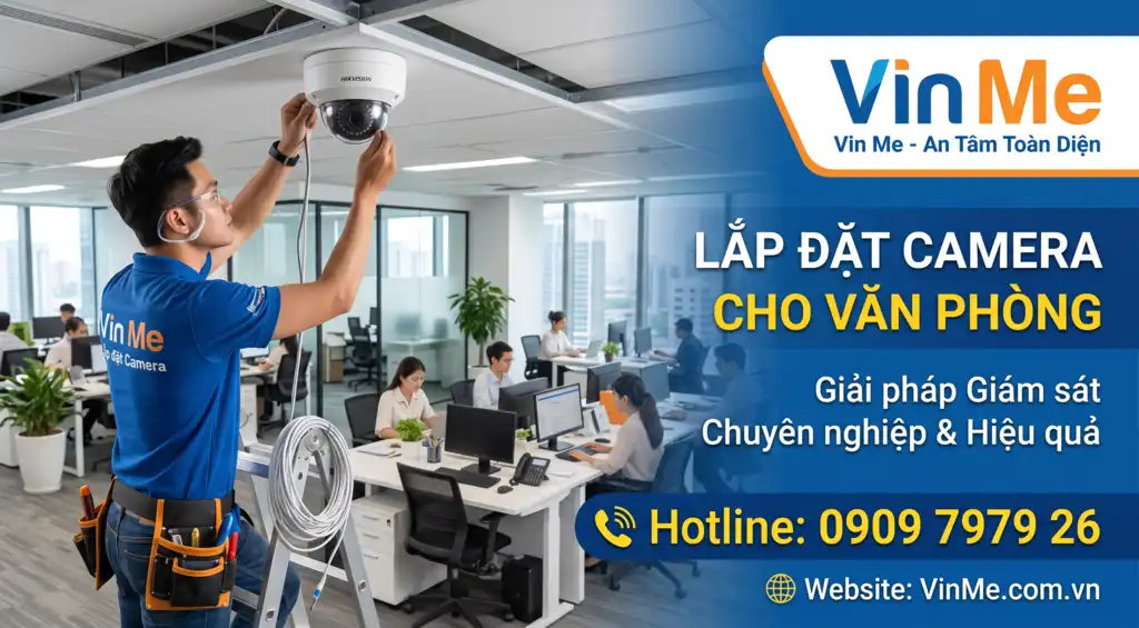 dịch vụ lắp đặt camera cho văn phòng chuyên nghiệp