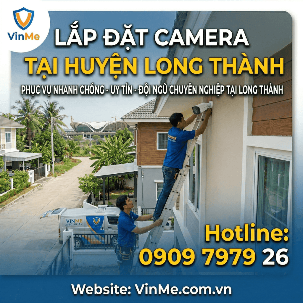 lắp đặt camera huyện long thành giá rẻ