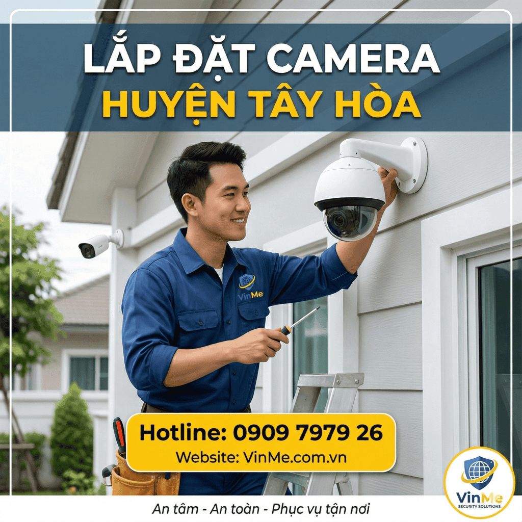 công ty lắp đặt camera huyện Tây Hòa uy tín