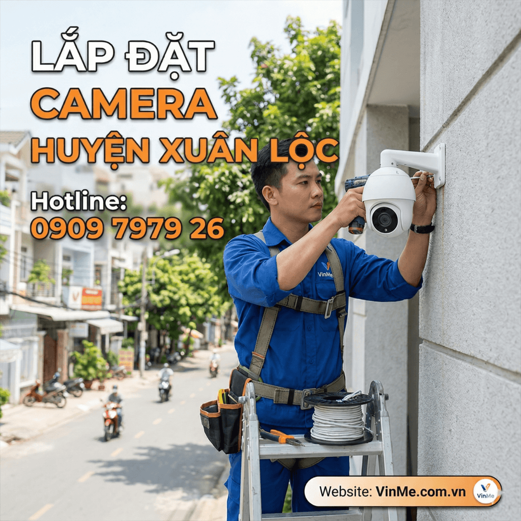 lắp đặt camera huyện xuân lộc giá rẻ