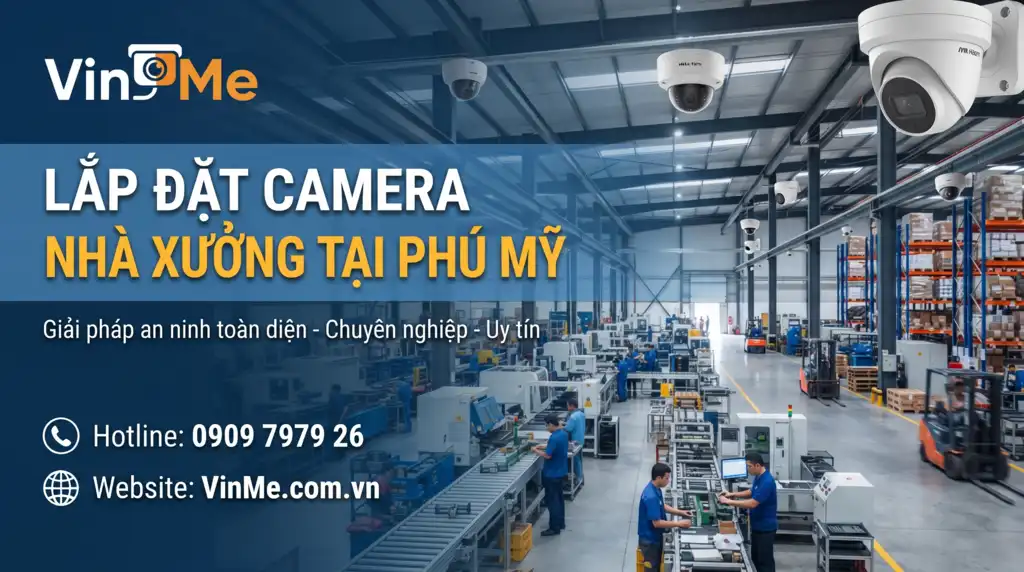 chuyên lắp đặt camera nhà xưởng tại Phú Mỹ