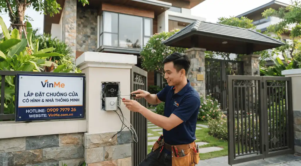 chuyên lắp đặt chuông cửa có hình