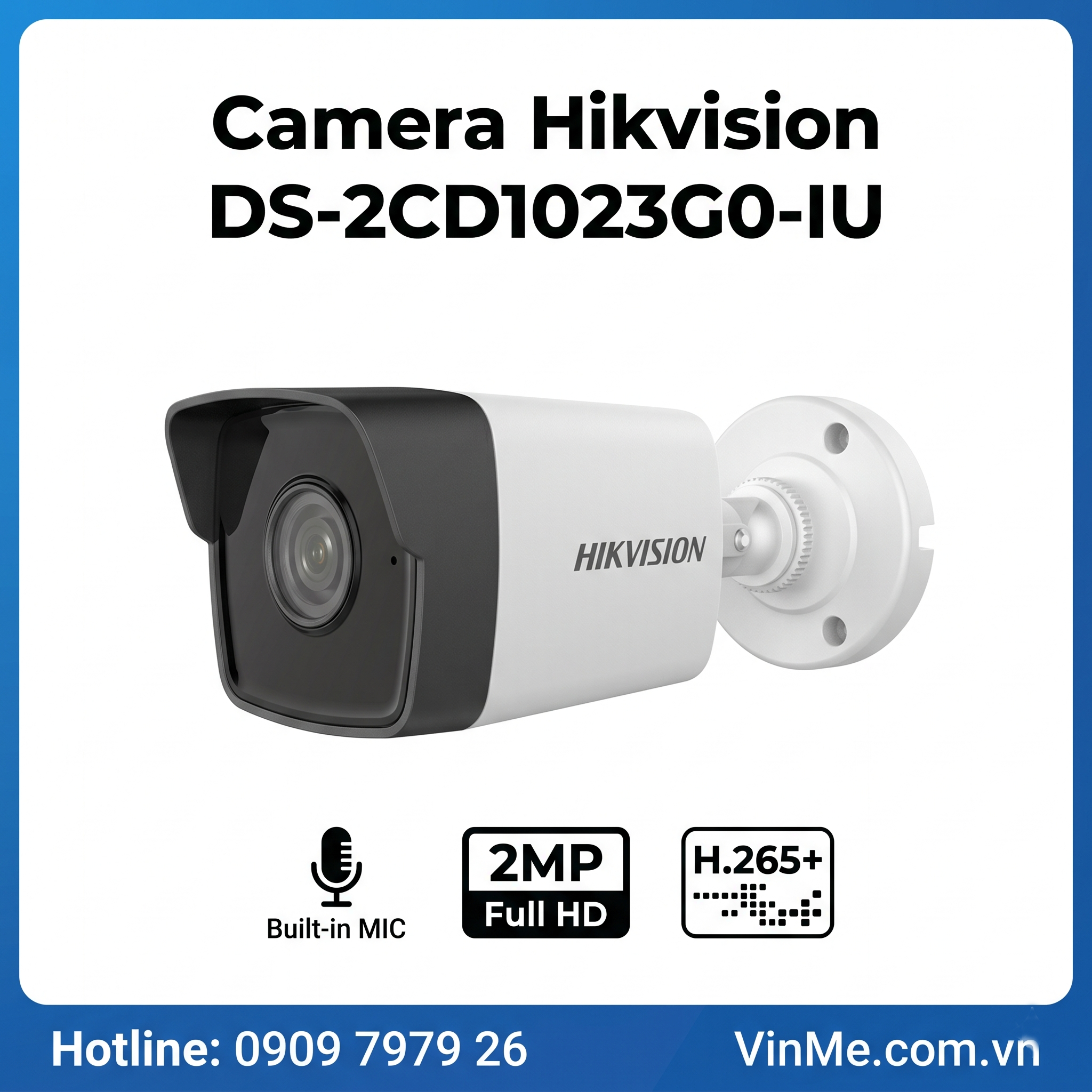 camera hikvision DS-2CD1023G0-IU