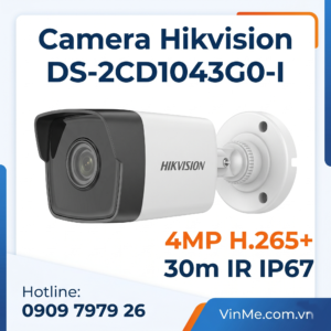 Camera Hikvision DS-2CD1043G0-I
