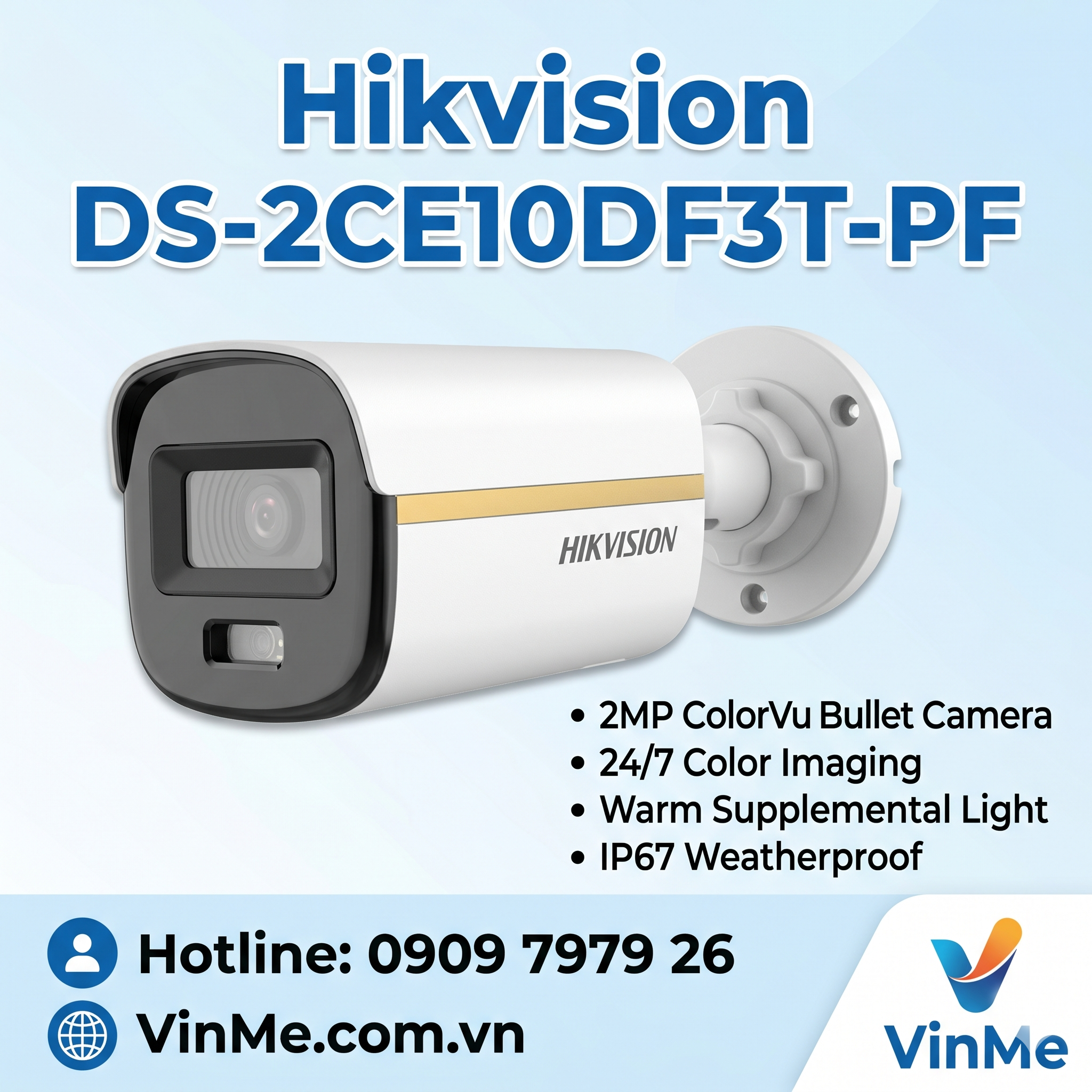 camera hikvision DS-2CE10DF3T-PF