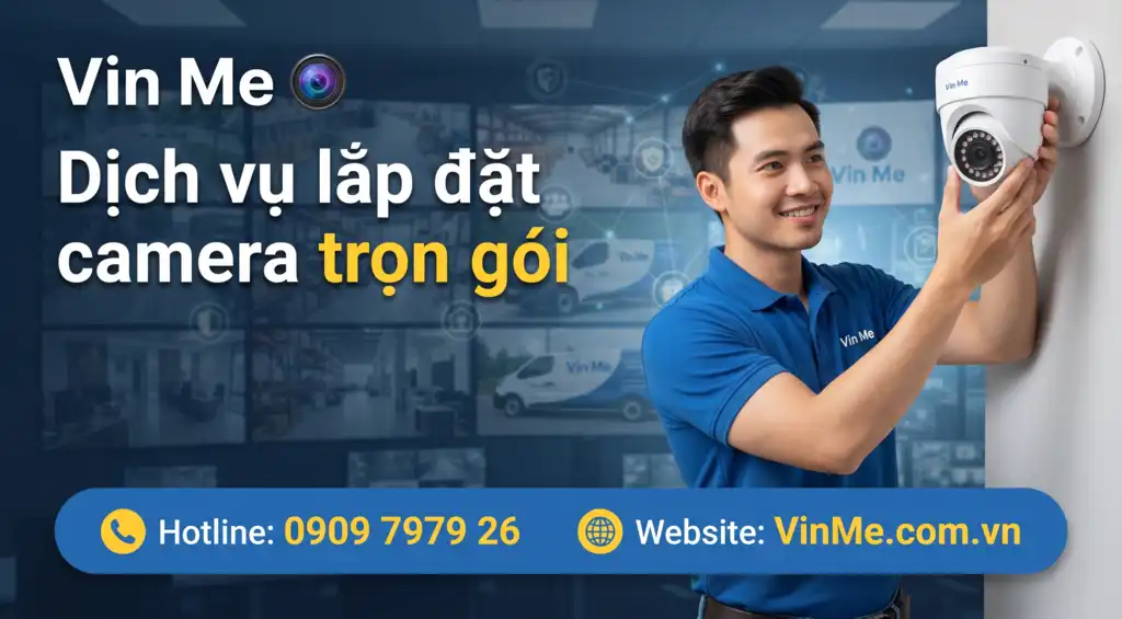 Dịch vụ lắp đặt camera trọn gói giá rẻ