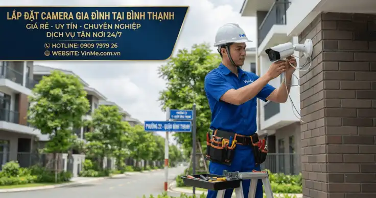 lắp đặt camera gia đình bình thạnh giá rẻ