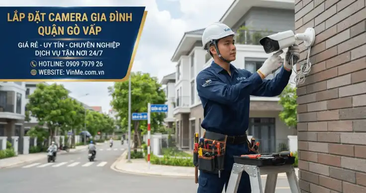 lắp đặt camera gia đình gò vấp giá rẻ