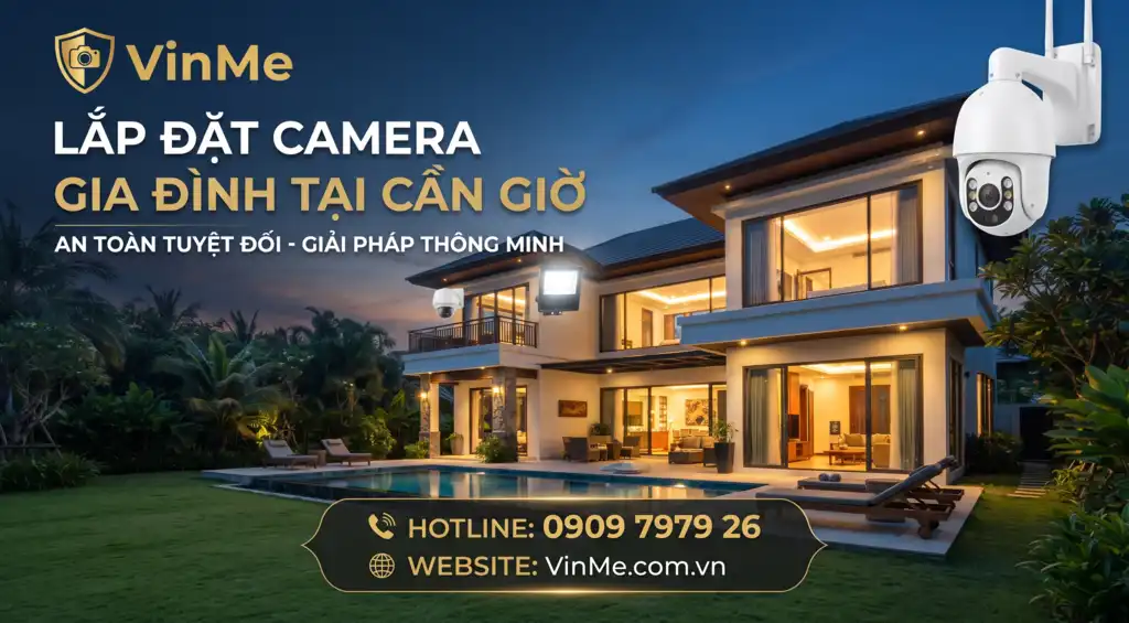 lắp đặt camera giám sát gia đình huyện cần giờ giá rẻ
