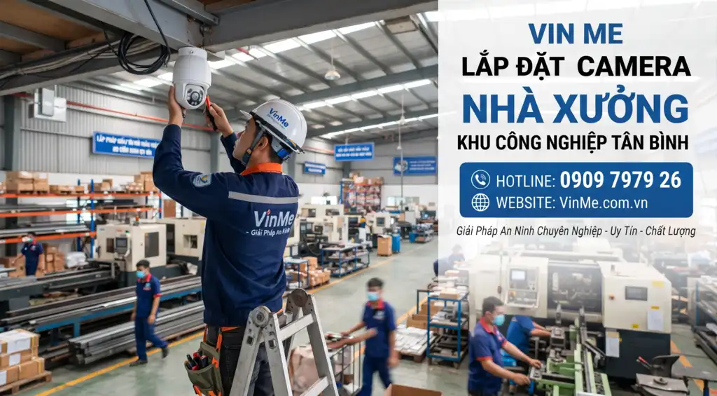 chuyên lắp đặt camera nhà xưởng khu công nghiệp tân bình