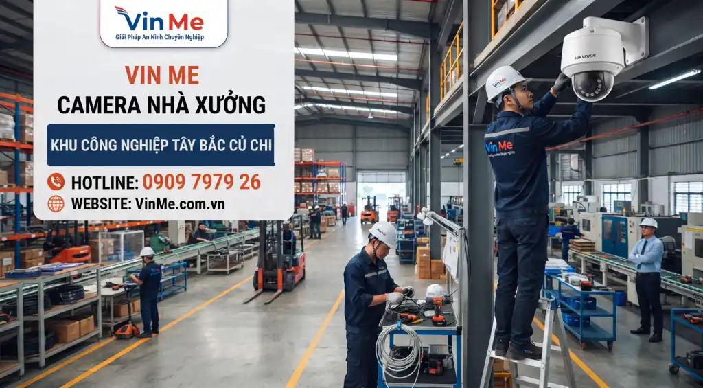 chuyên lắp đặt camera nhà xưởng khu công nghiệp tây bắc củ chi