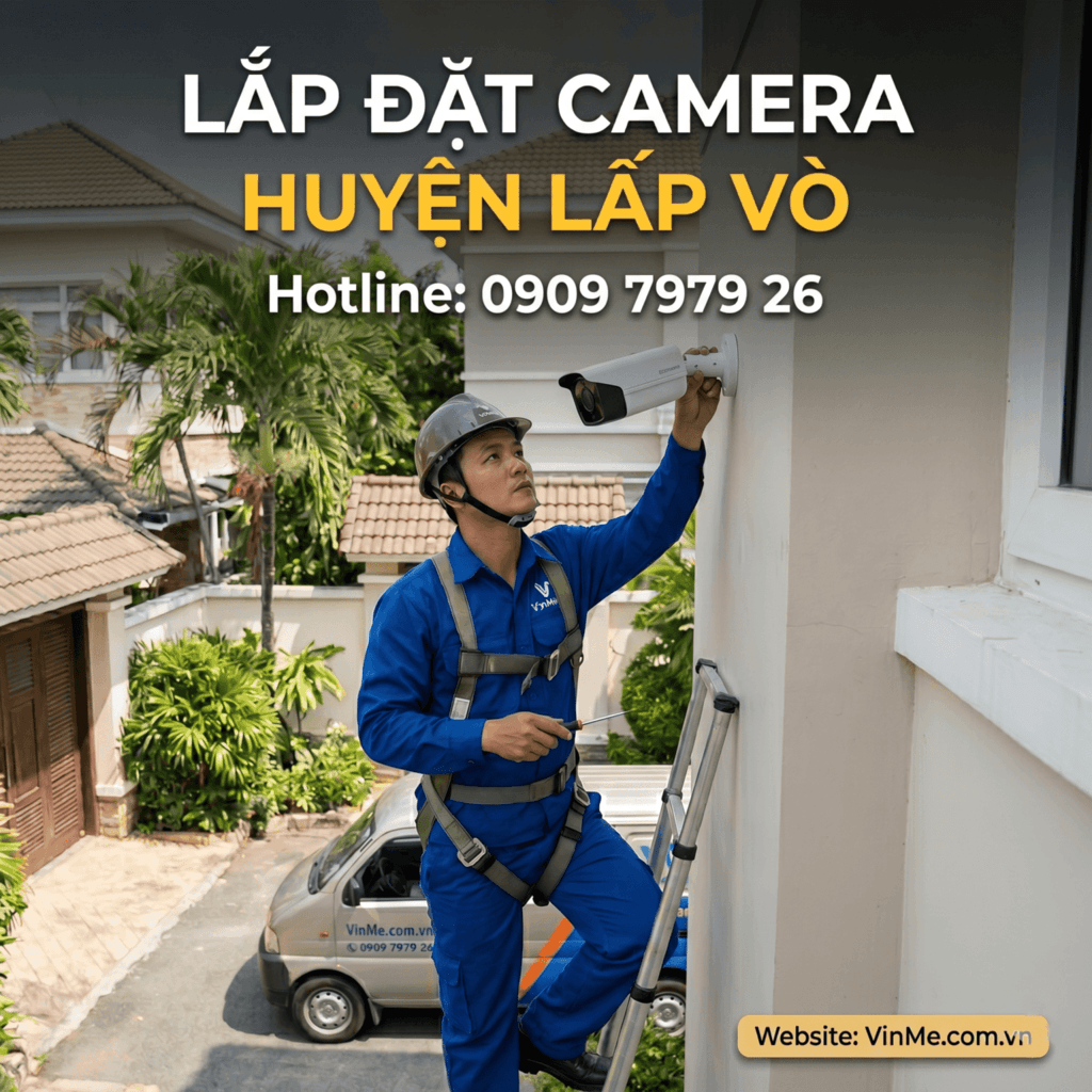 Công ty lắp đặt camera huyện lấp vò uy tín