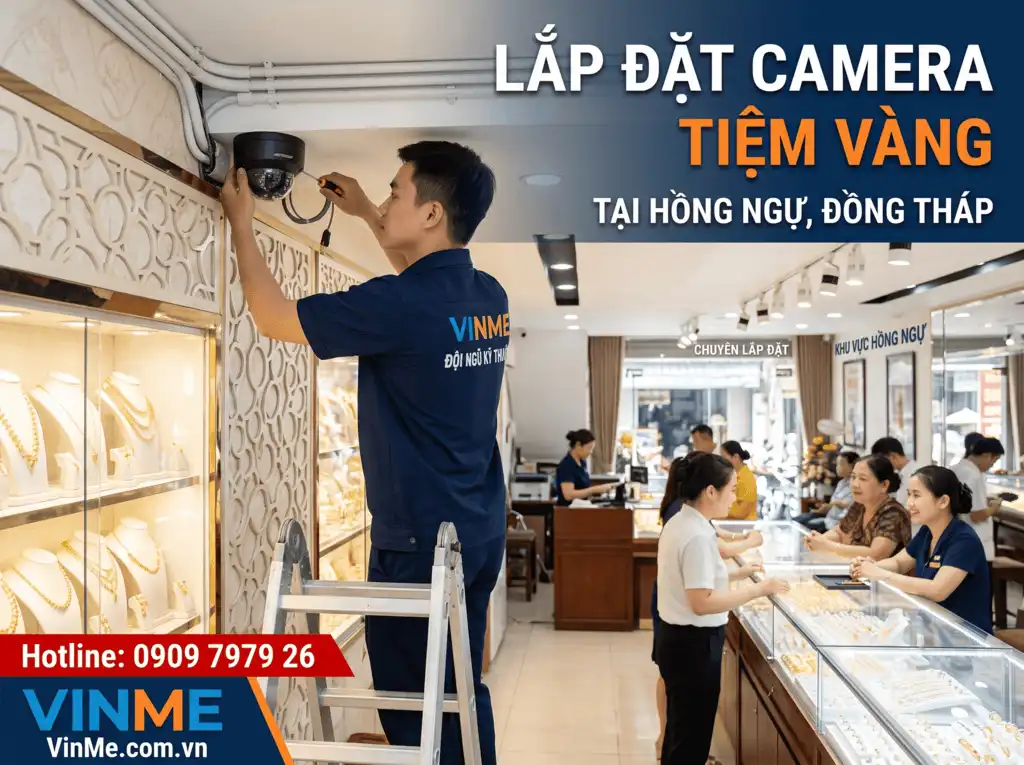 chuyên lắp đặt camera tiệm vàng tại hồng ngự