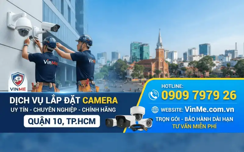 công ty lắp đặt camera quận 10 uy tín nhất