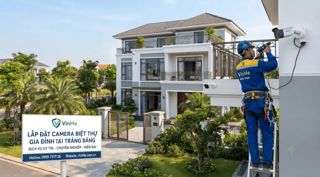 lắp đặt camera gia đình trảng bàng giá rẻ