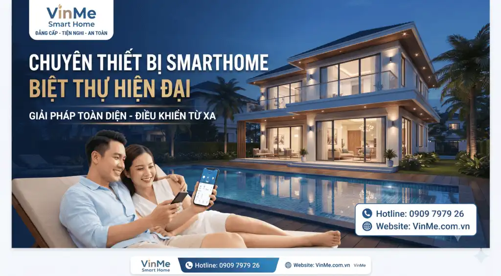 Chuyên thiết bị smarthome biệt thự thông minh giá rẻ