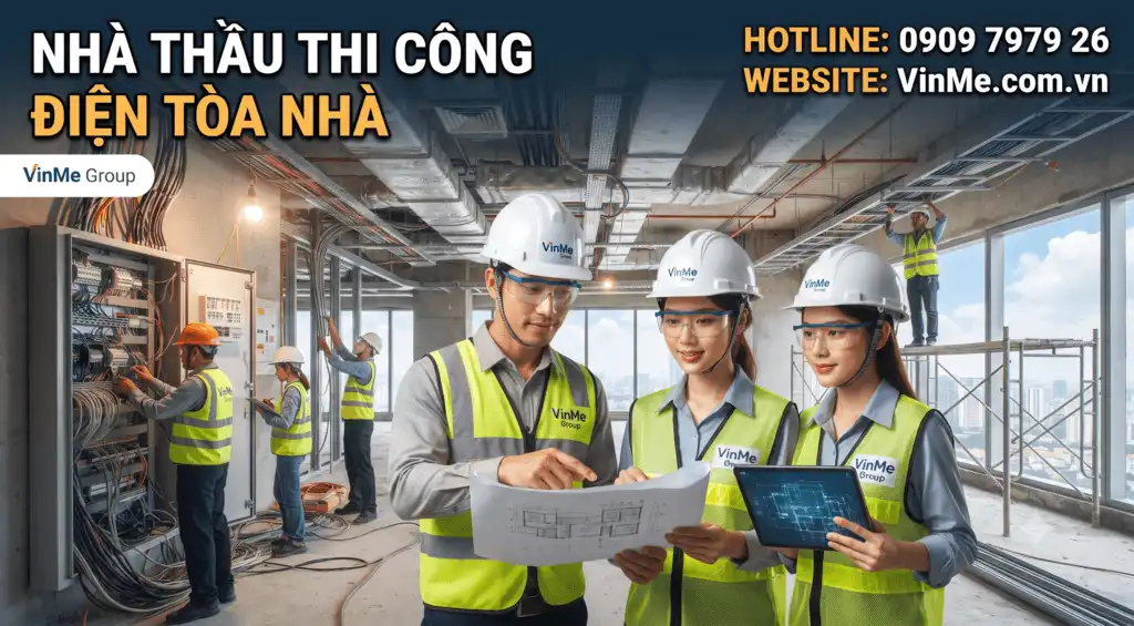 nhà thầu thi công điện tòa nhà uy tín