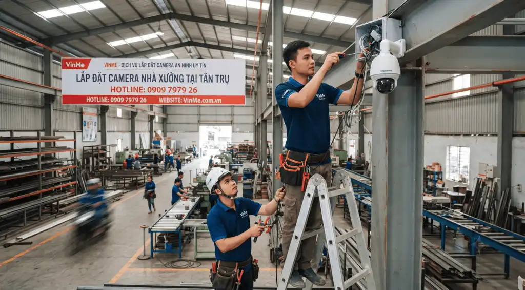 chuyên lắp đặt camera nhà xưởng tại tân trụ