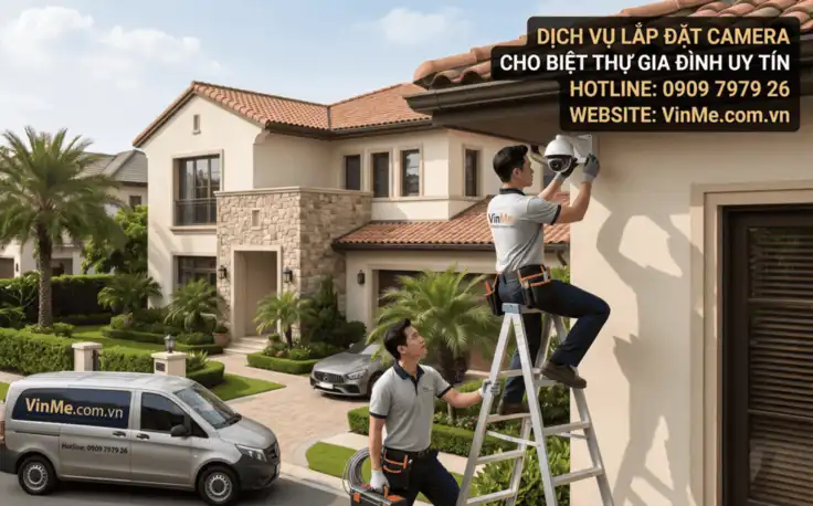 công ty lắp camera biệt thự gia đình uy tín
