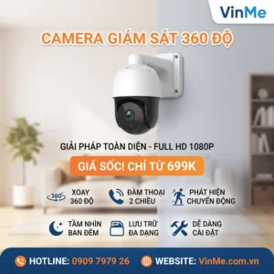 camera giám sát 360 độ giá rẻ