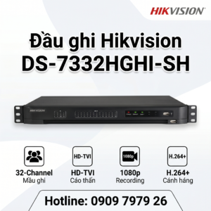 đầu ghi hình hikvision ds-7332hghi-sh