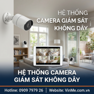 Hệ thống camera giám sát không dây giá rẻ
