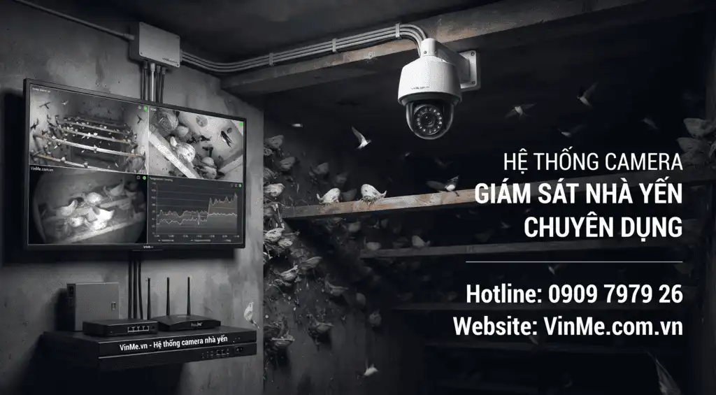 hệ thống camera giám sát nhà yến chuyên dụng