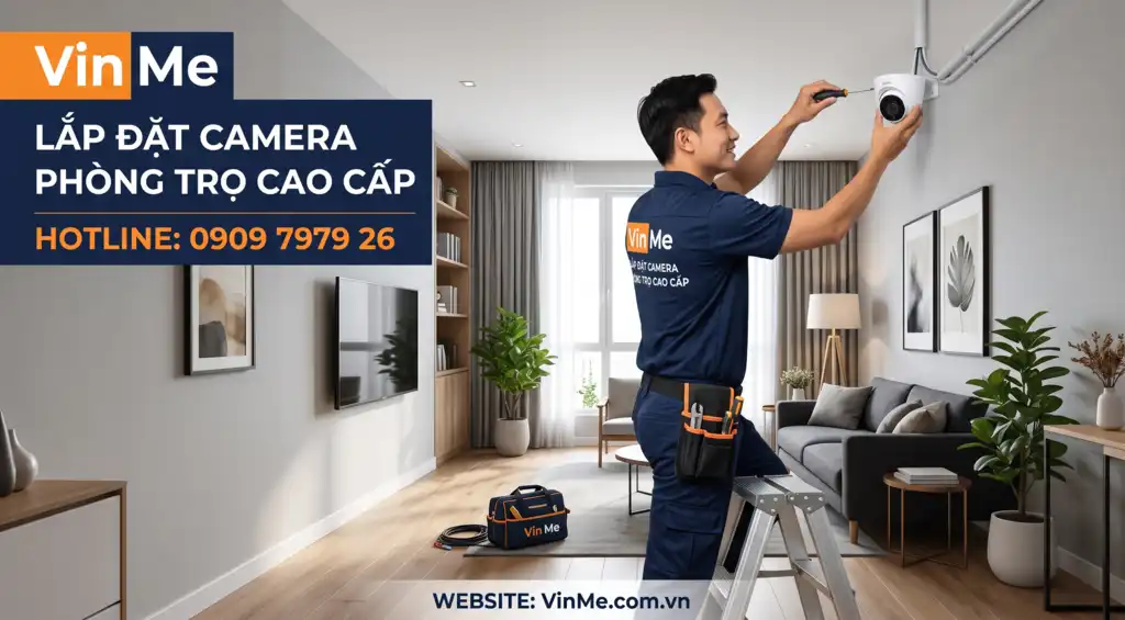 Lắp đặt camera cho phòng trọ cao cấp uy tín
