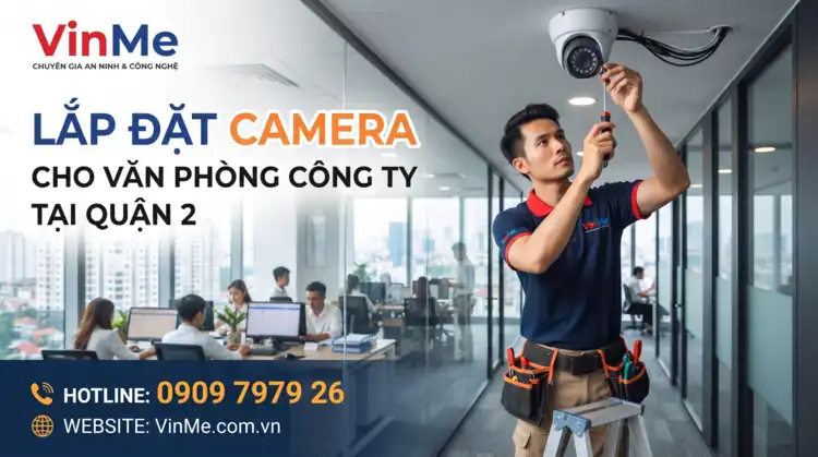 chuyên lắp đặt camera cho văn phòng công ty tại quận 2