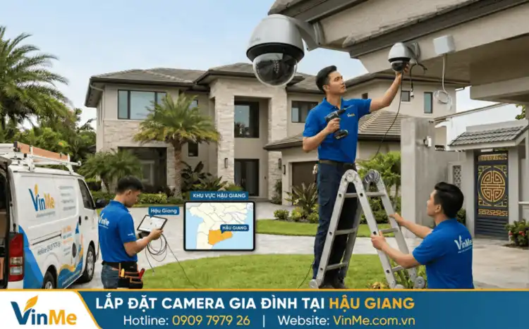 Lắp đặt camera gia đình hậu giang giá rẻ