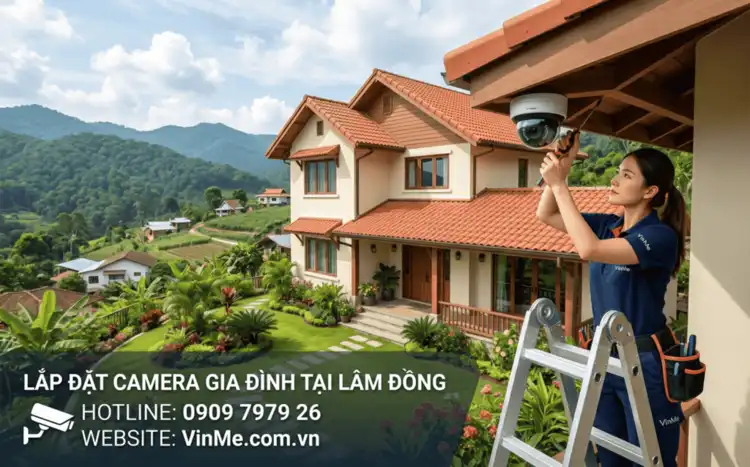 Lắp đặt camera gia đình lâm đồng giá rẻ