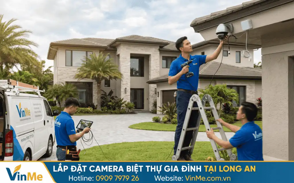 Lắp đặt camera gia đình long an giá rẻ