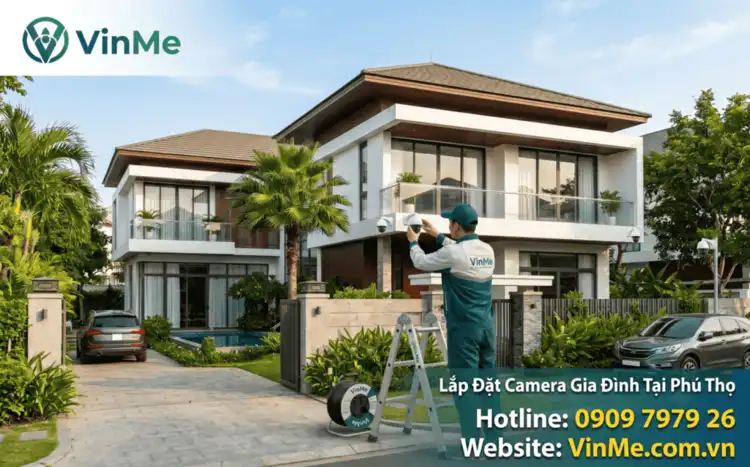 lắp đặt camera gia đình phú thọ giá rẻ