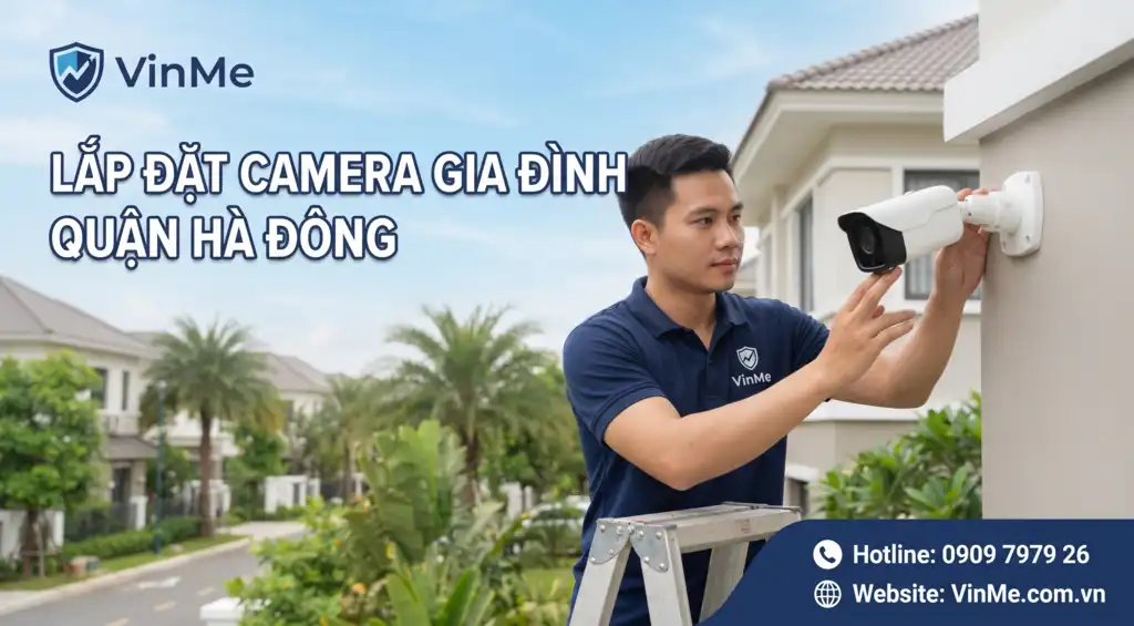 lắp đặt camera gia đình quận hà đông giá rẻ