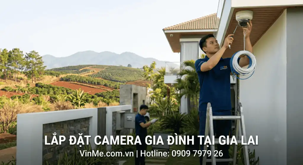 Lắp đặt camera gia đình tại gia lai giá rẻ