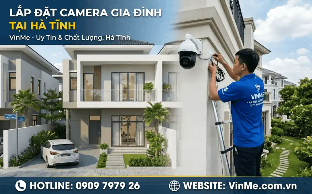 Lắp đặt camera gia đình tại hà tĩnh giá rẻ