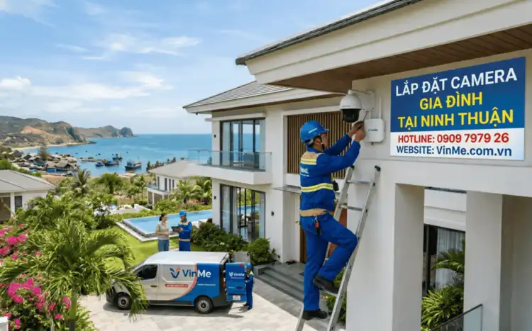Lắp đặt camera gia đình tại ninh thuận giá rẻ