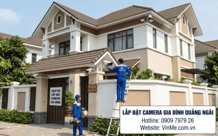 Lắp đặt camera gia đình tại quảng ngãi giá rẻ