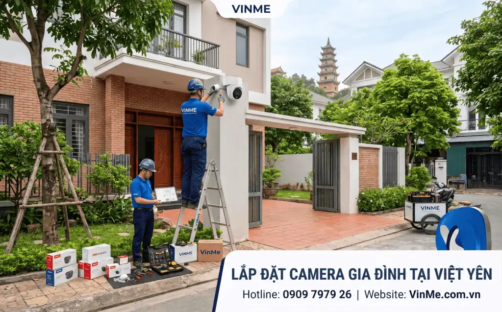 lắp đặt camera gia đình Việt Yên giá rẻ