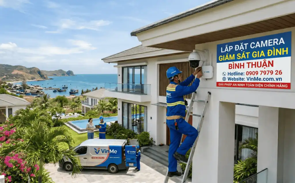Lắp đặt camera giám sát gia đình tại bình thuận giá rẻ