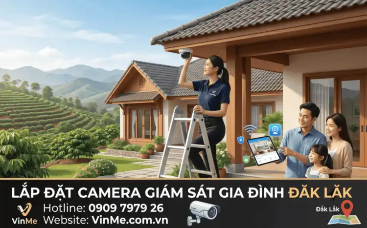 Lắp đặt camera giám sát gia đình tại daklak giá rẻ