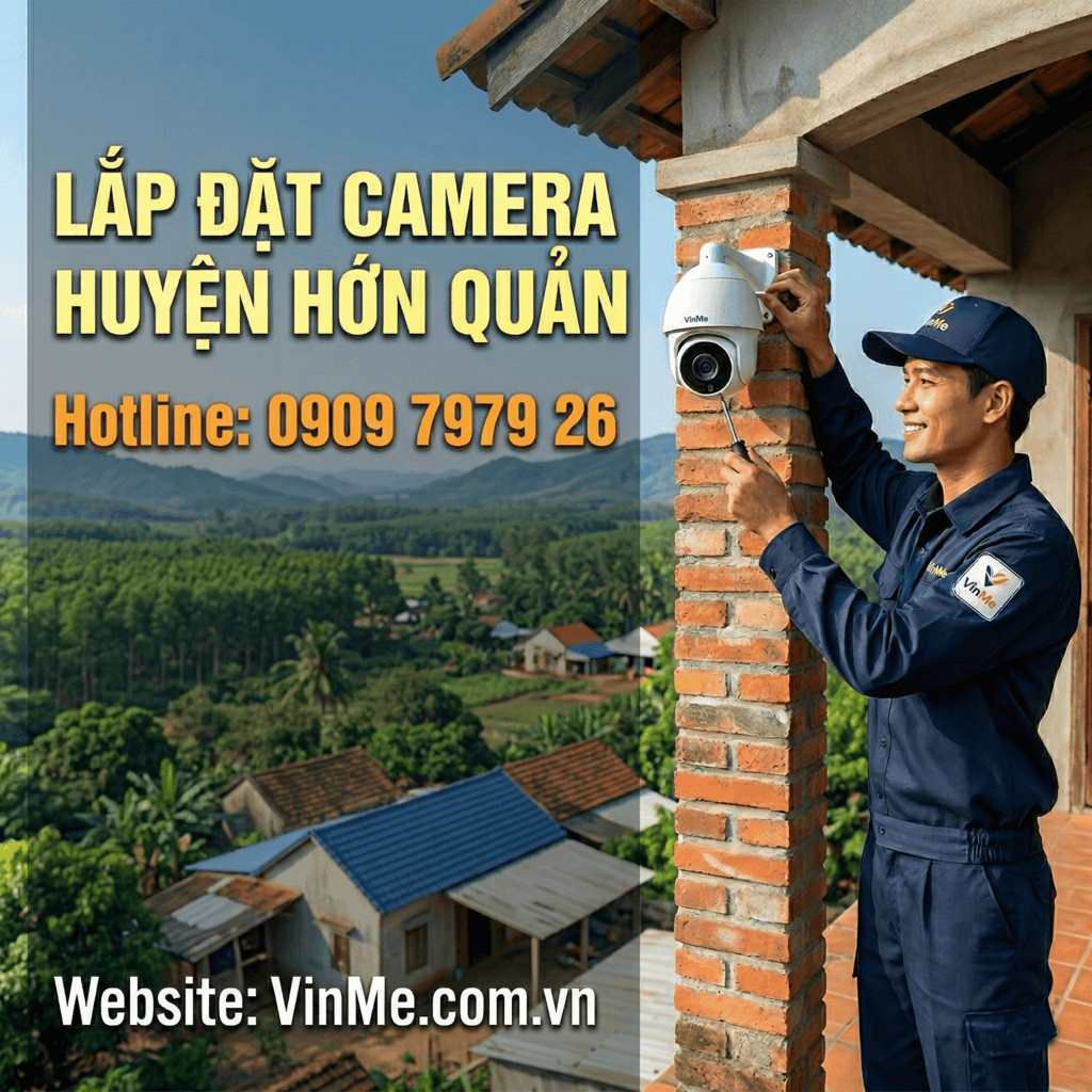 Lắp đặt camera huyện hớn quản giá rẻ