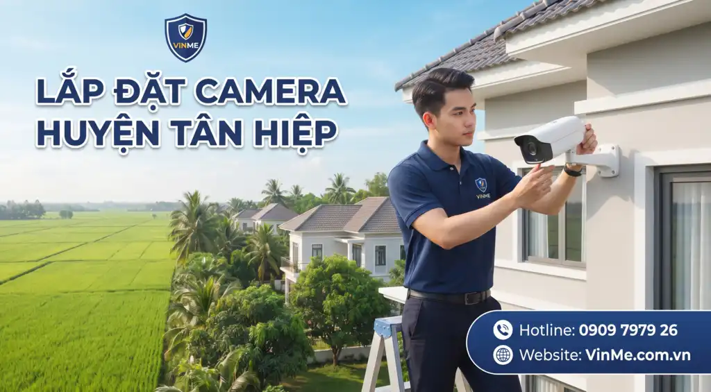 công ty lắp đặt camera huyện Tân Hiệp uy tín nhất