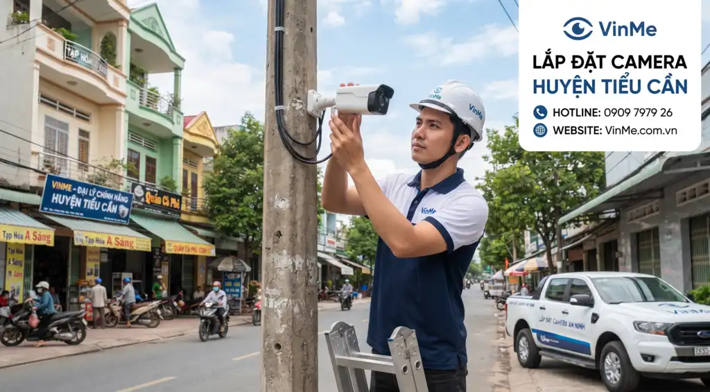 Lắp đặt camera huyện tiểu cần giá rẻ