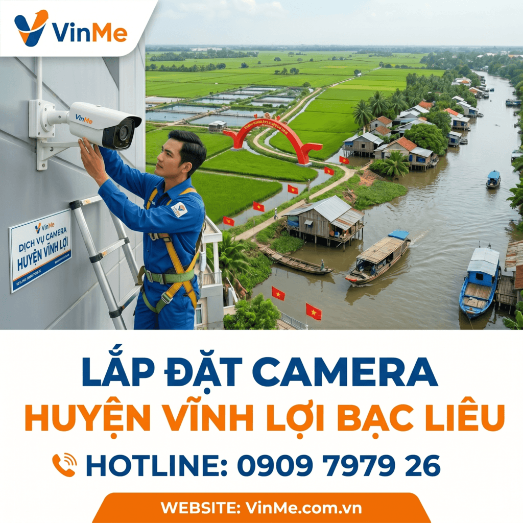 Lắp đặt camera huyện vĩnh lợi giá rẻ