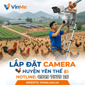 Công ty lắp đặt camera huyện yên thế chuyên nghiệp
