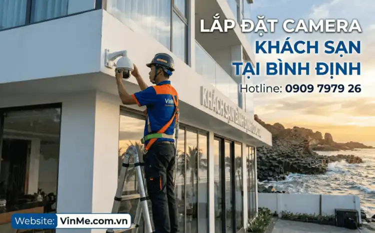 Lắp đặt camera khách sạn bình định chuyên nghiệp