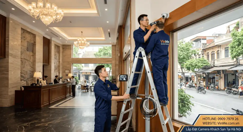 Lắp đặt camera khách sạn hà nội chuyên nghiệp