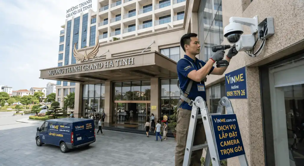 Lắp đặt camera khách sạn mường thanh hà tĩnh chuyên nghiệp